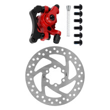140mm Elektroroller Bremszangen-Kit, 6-Loch-Aluminium, hoher Verschleißwiderstand