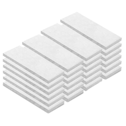 (24pcs) 24 Pcs Ceramic Wool Wick for ,Flammtal to Extend Burning Time,for Table Top Firepit