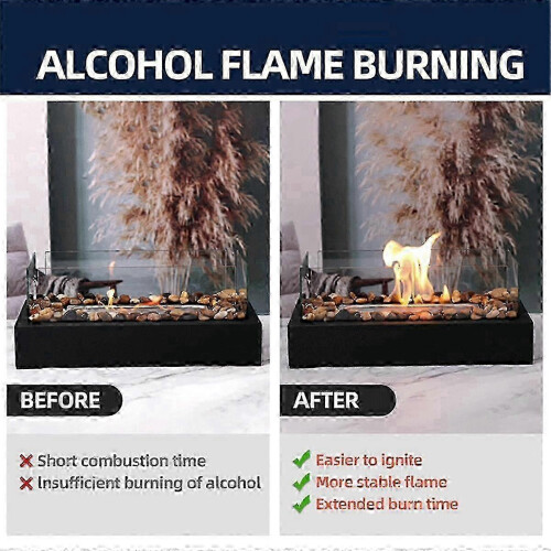 (24pcs) 24 Pcs Ceramic Wool Wick for ,Flammtal to Extend Burning Time,for Table Top Firepit 1