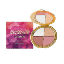4-Color Multifunctional Palette - Highlighter & Blush with Mica & Vitamin E, 8.8g - Natural Glow, Silky Texture
