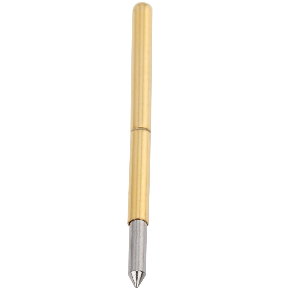 100Pcs Brass Pogo Pins P125-B 2.0Mm Spring Test Probes For Electronics Repairs 4921382539604