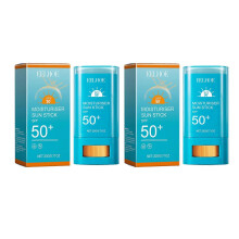 (2PCs) Portable Mineral Sunscreen Stick SPF 50+, Effective UV Protection Long Lasting Moisturizing Sun Stick for All Skin Types