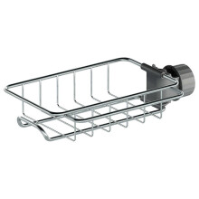 (1pc) Kitchen Sink Caddy Organizer Adjustable Stainless Steel Faucet Storage Rack Sponge Holder for Accessories