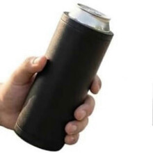 (Black) Double Tactical Reload Can Holder Ultra Chill System Tactical Insulation Sleeve Dual Can Holder for Beer Soda