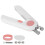 Pink LED Pet Nail Clippers, 14.5x4cm, Durable & Avoid Overcutting 1