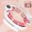 (Cyan)Circular Leg Clamp Roller Ergonomic U Shape Muscle Roller for Fascia 4