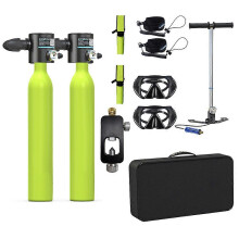 (Green) Scuba-Diving Air-tank Kit Multipurpose Diving Equipment Kits Diving Accessories