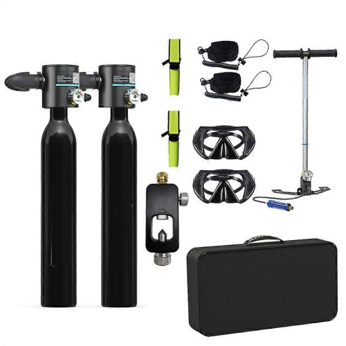 (Black) Scuba-Diving Air-tank Kit Multipurpose Diving Equipment Kits Diving Accessories 1