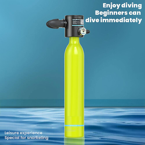 (Black) Scuba-Diving Air-tank Kit Multipurpose Diving Equipment Kits Diving Accessories 2