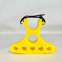 (Yellow) 1 Pair Portable Bike Repair Stand Handlebar Bracket Strong Load-bearing Compact Universal Bicycle Handlebar Jacks