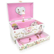 (Girl) Unicorn Jewelry Box For Girls & Boys - Musical Girls Jewelry Organizer Box - Granddaughter Gifts For 8-year-old Girls Christmas gifts