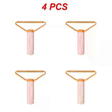 (Style D 4pc) 1~5PCS Portable Lint Remover Pet Hair Remover Manual Roller Fuzz Fabric Shaver Tool Sofa Clothes Cleaning Lint Brush