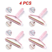(Style B 4pcs) 1~5PCS Portable Lint Remover Pet Hair Remover Manual Roller Fuzz Fabric Shaver Tool Sofa Clothes Cleaning Lint Brush