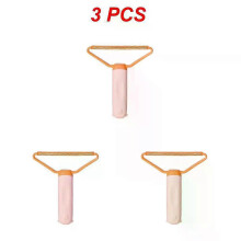 (Style D 3pc) 1~5PCS Portable Lint Remover Pet Hair Remover Manual Roller Fuzz Fabric Shaver Tool Sofa Clothes Cleaning Lint Brush