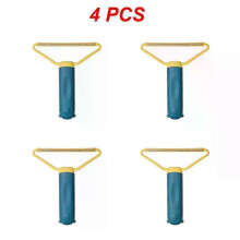 (Style C 4pc) 1~5PCS Portable Lint Remover Pet Hair Remover Manual Roller Fuzz Fabric Shaver Tool Sofa Clothes Cleaning Lint Brush