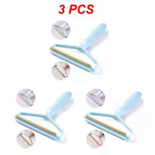 (Style A 3pcs) 1~5PCS Portable Lint Remover Pet Hair Remover Manual Roller Fuzz Fabric Shaver Tool Sofa Clothes Cleaning Lint Brush