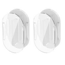 2PCS Universal Acrylic Adhesive USB Cable Winder Organizer Cord Holder Multipurpose Fit for 1 Meter Cable Transparent