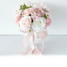 Rustic Wedding Bouquets Bridesmaid Bouquet Artificial Flowers Pink Wedding Bouquet Small Rustic Bride Bouquet