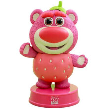 (Strawberry)Toy Story Lotso Stylized Cosbaby Bobble-Head Design Non-articulated Figure