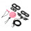 Adjustable Reptile Harness & Leash Pink Hat Set for Small Pets 1
