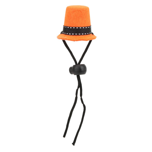 Papillon per cappello rettile, regolabile, cappello arancione, 5 cm 2
