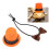 Papillon per cappello rettile, regolabile, cappello arancione, 5 cm 4