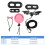 Adjustable Reptile Harness & Leash Pink Hat Set for Small Pets 3
