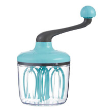 (Water Green) Manual Hand Crank Egg Beaters for Baking Effortless Manual Operation: Baking Supplies