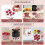 (Black) 7-Hole Cherry Pitter Quick Push Pull Multiple Cherries Seed Remover Tool, Multi-Function Cherry Core Remover 4