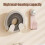 (White) Punch Free Wall Mounted Pot Lid Holder,Self Adhesive Lid Organizer Holder 2