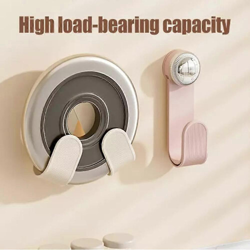 (White) Punch Free Wall Mounted Pot Lid Holder,Self Adhesive Lid Organizer Holder 1