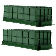2pcs Floral Foam Cage for Wedding Decorations, Reusable Flower Arrangement Holder for DIY Centerpieces