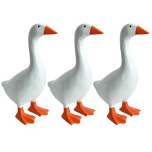 (3pcs)Magnetic Goose Key Holder, Cute Resin Goose Statue for Key Hanger, Housewarming Animal Gifts