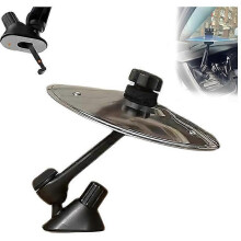 (silvery) 2025 Car Air Vent Cymbal Mini Drum, Fun Musical Toy with Vent Mount for Dashboard Car Interior Decor Accessories