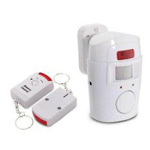 (1pcs) Wireless PIR Motion Sensor Alarm 105dB Home Security System with Remote Control for Home & Garage