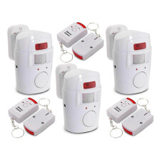 (3pcs) Wireless PIR Motion Sensor Alarm 105dB Home Security System with Remote Control for Home & Garage