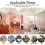 (2pcs) Wireless PIR Motion Sensor Alarm 105dB Home Security System with Remote Control for Home & Garage 3