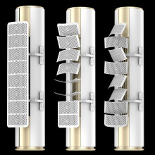 Air Conditioner Wind Deflector with 8Way Adjustable Airflow Direction and NoTrace Installation Ref: 1628