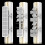 Air Conditioner Wind Deflector with 8Way Adjustable Airflow Direction and NoTrace Installation Ref: 1628 1