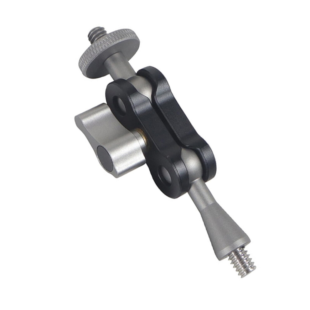Flexible Articulating Arm With Double Ball Heads For Camera Monitor And Led Aluminum Alloy 1/4Inch Screw Light 9347817732443