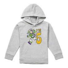 (12-13 Years,Athletic Heather)Toy Story Childrens/Kids I'm 5 Buzz Lightyear Heather Birthday Pullover Hoodie