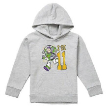 (12-13 Years,Athletic Heather)Toy Story Childrens/Kids I'm 11 Buzz Lightyear Heather Birthday Pullover Hoodie