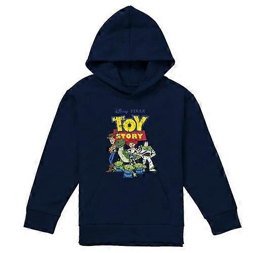 (5-6 Years,Navy)Toy Story Childrens/Kids Group Pullover Hoodie