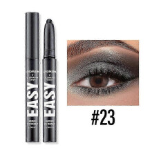 (Black) Eye Shadow Stick Highlight Pencil Waterproof Eyeshadow Matte Pen