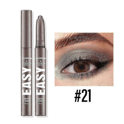 (gray) Eye Shadow Stick Highlight Pencil Waterproof Eyeshadow Matte Pen