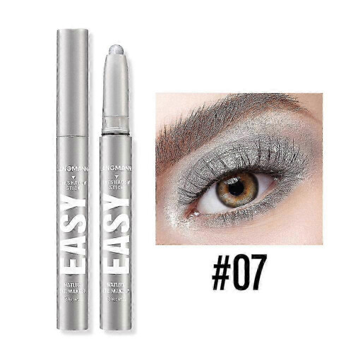 (silver) Eye Shadow Stick Highlight Pencil Waterproof Eyeshadow Matte Pen