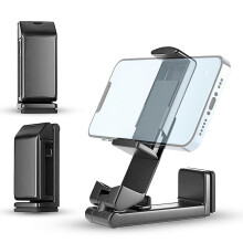 (3pcs) Universal 360 Degree Rotating Phone Holder for Airplane Travel, Hands-Free Phone Mount for Flying, Table, Desk Tray