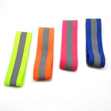 (Green) 4 Pieces Reflective Bands Reflector Bands for Wrist, Arm, Ankle, Leg, High Visibility Reflective Gear Safety Reflector Tape Strap