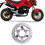 220 mm Edelstahl Motorradbremscheibe Universal passend, halb schwebend 1