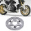 220 mm Edelstahl Motorradbremscheibe Universal passend, halb schwebend 13